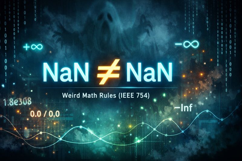 NaN value displayed on a calculator screen